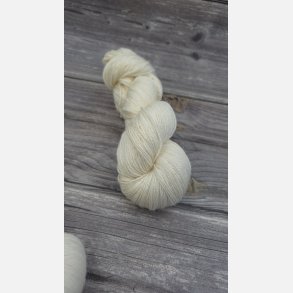 Merino Tussah : Ufarvet Hvid