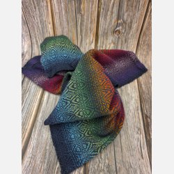 Hndvvede Hndklder Gr / Regnbue