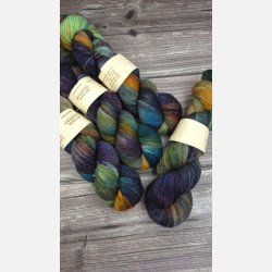 Merino Tweed : Midnatmose