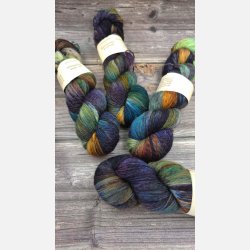 Merino Tweed : Midnatmose