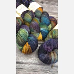 Merino Tweed : Midnatmose